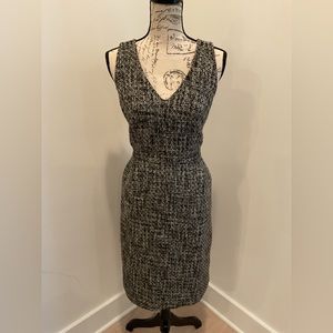 Jcrew Tweed V-neck Sheath Dress